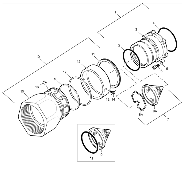 40679-style-qd-parts 40679 STYLE QUICK DISCONNECT PARTS | Becker 